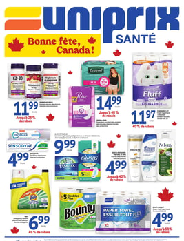 Circulaire Uniprix - Santé Circulaire Uniprix - Santé